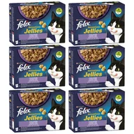 Mokra karma dla kotów - FELIX Sensation Jellies Karma dla kotów wybór smaków w galaretce 72x85g - miniaturka - grafika 1