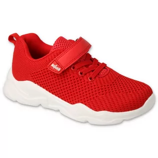 Buty dla dziewczynek - Befado obuwie dziecięce 516X204 czerwone - grafika 1