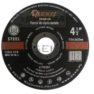 Tarcze do pił - Geko Tarcza do cięcia metalu PREMIUM 115x1.6mm G78203 - miniaturka - grafika 1