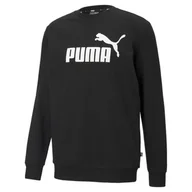 Bluzy sportowe męskie - Męska bluza Essentials Big Logo PUMA Black - miniaturka - grafika 1