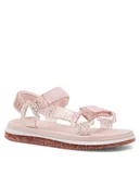 Buty dla dziewczynek - Nelli Blu Sandały CP88-23777 Różowy - miniaturka - grafika 1