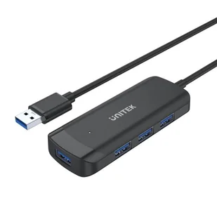 HUB USB-A Unitek H1111E 4x USB-A, kabel 1,5m - Huby USB - miniaturka - grafika 1