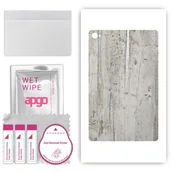 Akcesoria do tabletów i e-booków - folia naklejka skórka strukturalna na TYŁ do Blackview Tab 15 Pro - Beton Srebrne Paski - apgo SKINS - miniaturka - grafika 1