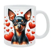 Kubki - Kubek z psem - Pinczer miniaturowy - Kolekcja Love - miniaturka - grafika 1