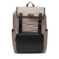 Plecaki - Plecak Tommy Hilfiger Th Lux Nylon Flap Backpack AM0AM11817 Smooth Taupe PKB - miniaturka - grafika 1