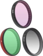 Akcesoria do drona - ZESTAW 3X FILTR POLARYZACYJNY CPL + ULTRAFIOLETOWY UV + SZARY ND8 DO DJI OSMO ACTION 3, 4, 5PRO - miniaturka - grafika 1