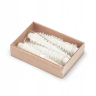 Świeczniki - ZESTAW 4 ŚWIEC do Świecznika CHOINKA 15cm BIAŁA - miniaturka - grafika 1