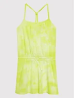 Sukienki i spódniczki dla dziewczynek - United Colors Of Benetton Sukienka letnia 3085CV004 Żółty Regular Fit - miniaturka - grafika 1