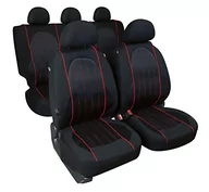 Pokrowce na fotele - Lampa Komplet pokrowców na siedzenia ALYSSA czarny karbon 54930 - miniaturka - grafika 1