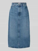 Spódnice - Spódnica jeansowa o kroju straight fit z lyocellu model ‘LANA’ - miniaturka - grafika 1