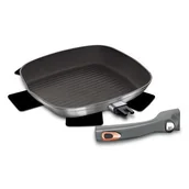 Patelnie - Berlinger Haus Patelnia PATELNIA GRILLOWA Z ODPINANĄ RĄCZKĄ 28 CM MOONLIGHT COLLECTION BH/6083 BH/6083 - miniaturka - grafika 1