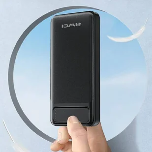 AWEI PowerBank P5K 10000mAh 2.1A czarny/black 2xUSB - Powerbanki - miniaturka - grafika 6