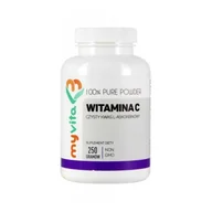 Witaminy i minerały - MyVita Witamina C Lewoskrętna kwas l-askorbinowy proszek 250g - miniaturka - grafika 1