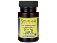 Witaminy i minerały - SWANSON Witamina K2 naturalna 100mcg - 30 kapsułek - miniaturka - grafika 1