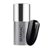 Lakiery hybrydowe - Semilac Semilac T19 Top do lakierów hybrydowych Top No Wipe White Spirnkles 7ml - miniaturka - grafika 1