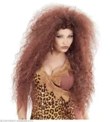 Dodatki do strojów karnawałowych - WIDMANN Długie włosy peruka do epoki kamienia Pani Jaskiniowiec  wysokość Pani - miniaturka - grafika 1