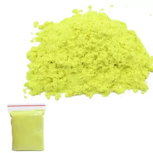 Piasek kinetyczny kinetic sand dla dzieci 1 kg magiczna piaskolina żółta - Masy plastyczne - miniaturka - grafika 1