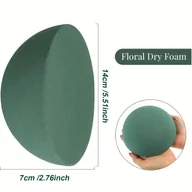 Rękodzieło - TEMU Zestaw 4 Bloków Pianki Kwiatowej do Sztucznych Kwiatów - Podwójny Rozmiar 3.54" & 5.51", Wysokiej Jakości dla Bukietów, Dekoracji Stołowych i - miniaturka - grafika 1