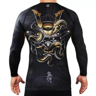 Kimona, stroje i obuwie - Rashguard do MMA/BJJ męski Ground Game Oni Samurai z długim rękawem - miniaturka - grafika 1