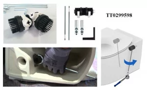 IDEAL STANDARD TT0299598 TESI ZESTAW MONTAżOWY DO MISKI/BIDETU - Miski WC - miniaturka - grafika 1