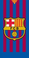 Okrycia kąpielowe dla dzieci - Carbotex, FC Barcelona, Ręcznik 70x140 cm - miniaturka - grafika 1