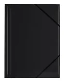 Teczki i skoroszyty - Michalczyk&Prokop Teczka A4 z gumką narożną czarna p6 cena za 1szt - miniaturka - grafika 1