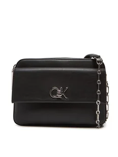 Calvin Klein Torebka Ck Re-Lock Pocket Camera Bag LV04F3102G Czarny - Torebki damskie - miniaturka - grafika 1