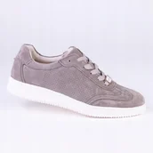 Półbuty damskie - Półbuty damskie casualowe skóra GOODIN GD-XW-1014 lekkie czekolada fango 41 - miniaturka - grafika 1