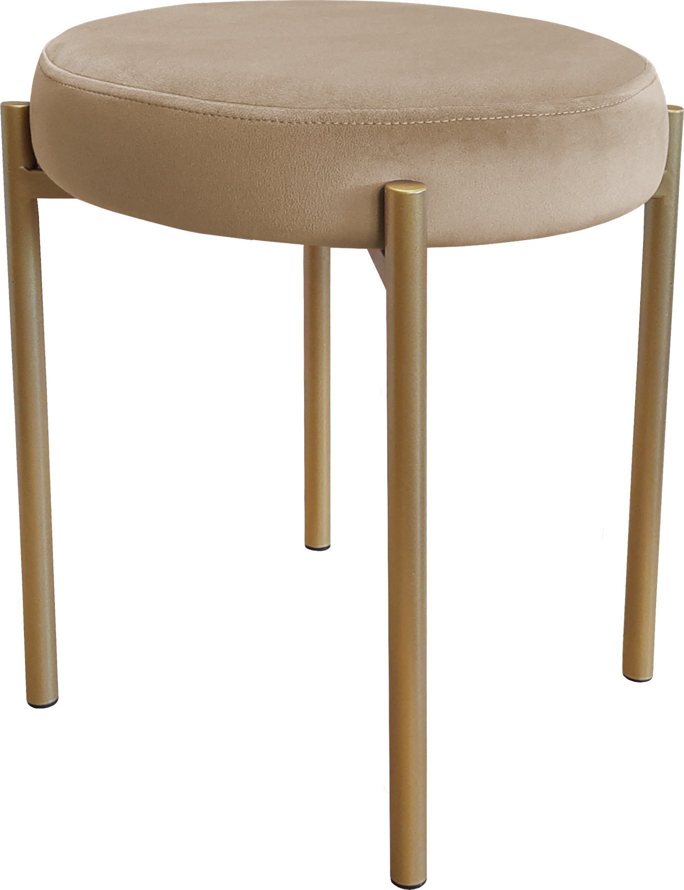 Atos TABORET DIOR STOŁEK LOFT metal podstawa złota MG06