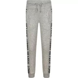 Spodnie i spodenki dla chłopców - Tommy Hilfiger Spodnie dresowe | Slim Fit - grafika 1