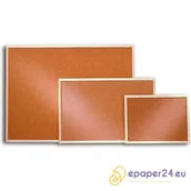 Tablice i flipcharty - TABLICA KORKOWA 2X3 RAMA DREWNIANA 120 X 180 CM - miniaturka - grafika 1