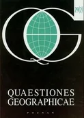 Nauki przyrodnicze - Quaestiones Geographicae 29/2 - miniaturka - grafika 1