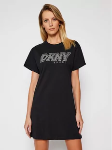 DKNY Sport Sukienka codzienna DP0D4347 Czarny Regular Fit - Sukienki - miniaturka - grafika 1