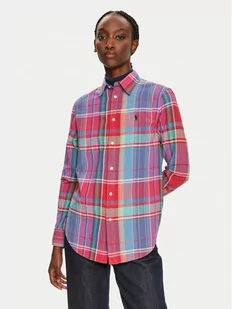 Polo Ralph Lauren Koszula 211935129003 Kolorowy Regular Fit - Koszule damskie - miniaturka - grafika 1