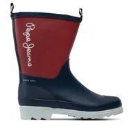 Buty dla chłopców - Kalosze Pepe Jeans Storm Basic PBS50097 Granatowy - miniaturka - grafika 1
