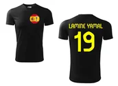 Koszulki sportowe męskie - Treningowa Koszulka HISZPANIA LAMINE YAMAL 19 - miniaturka - grafika 1