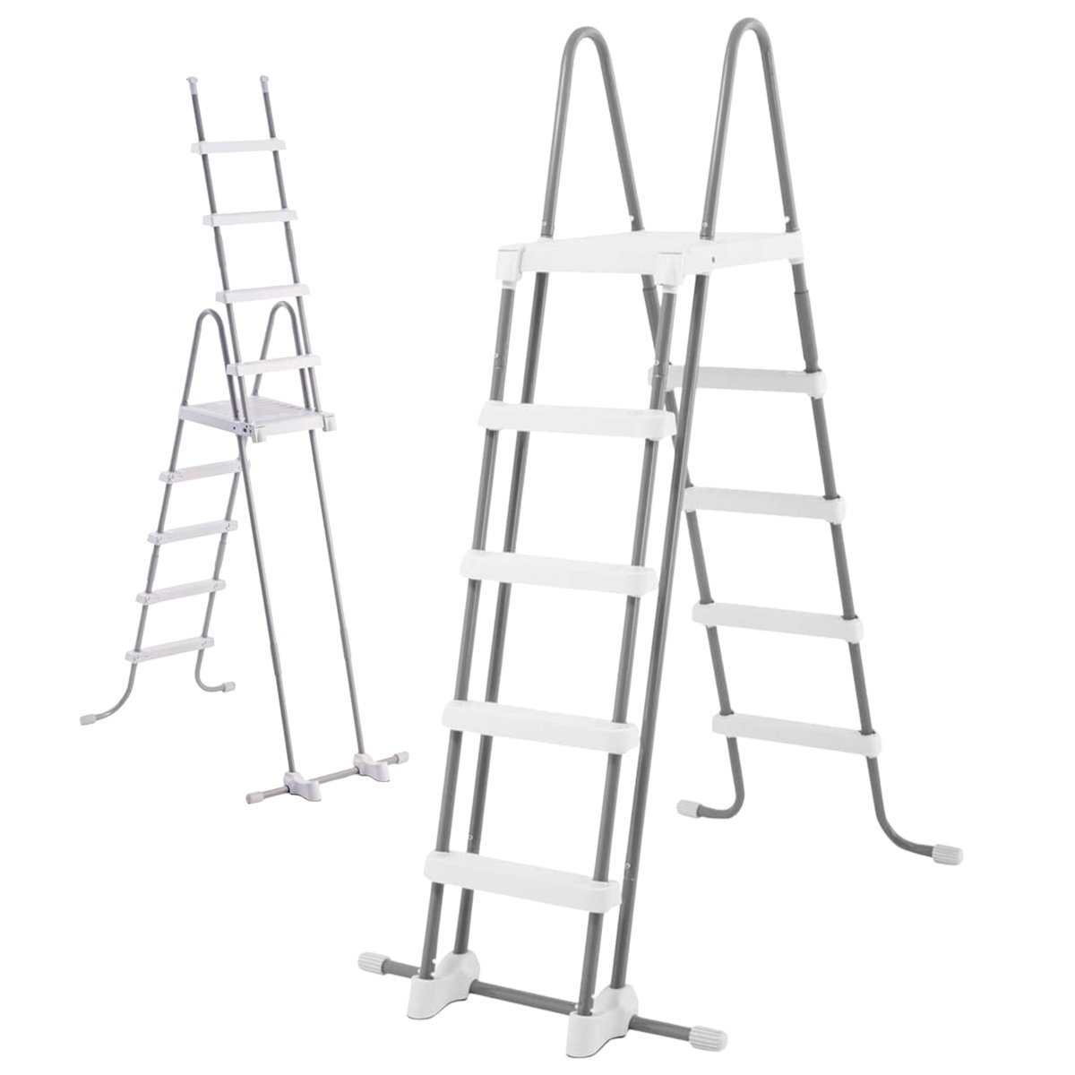 Bestway solidna drabina z podestem wysoka 132cm do basenu  nowa 5 stopni