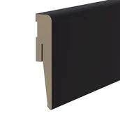 Listwy przypodłogowe - Listwa Przypodłogowa Mdf 2400X80X15 D3 Czarna Mixpol - miniaturka - grafika 1