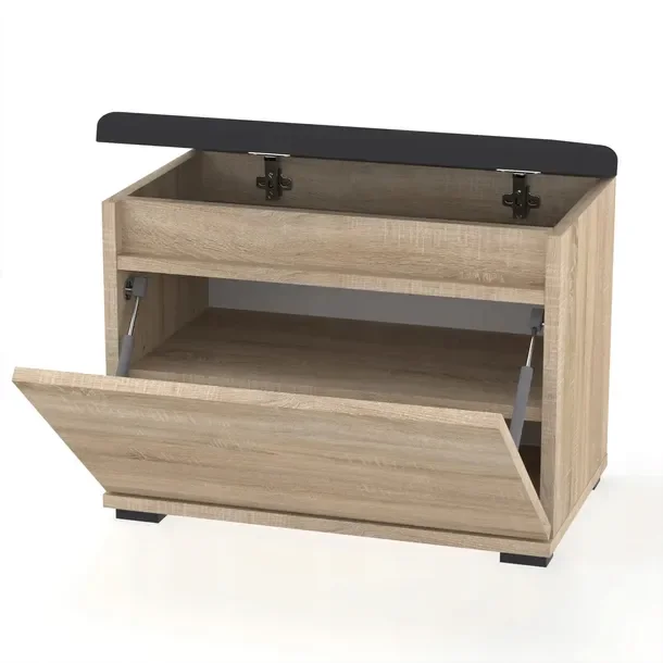 Szafka na buty VB60x30D S1 siedzisko schowek 60cm Dąb Sonoma