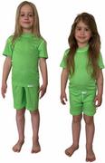 Odzież sportowa dziecięca - SPORT T-shirt z krótkim rękawem - dziecięca .110 .zielony - miniaturka - grafika 1