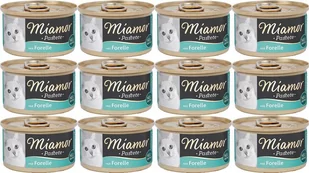 Miamor Pastete pstrąg 12x85g puszka - Mokra karma dla kotów - miniaturka - grafika 1