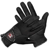 Rękawiczki jeździeckie - Rękawiczki START Andros czarne, rozmiar: L - miniaturka - grafika 1
