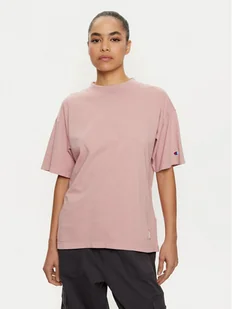 Champion T-Shirt 117449 Różowy Loose Fit - Koszulki i topy damskie - miniaturka - grafika 1