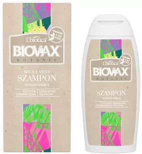 Lbiotica Biovax Botanic micelarny szampon oczyszczający czystek i czarnuszka 200 ml - Szampony do włosów - miniaturka - grafika 1