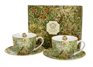 Filiżanki - Filiżanki do  kawy i herbaty porcelanowe ze spodkami DUO Golden Lilly William Morris 270 ml 2 szt - miniaturka - grafika 1