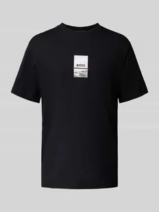 T-shirt o kroju regular fit z mieszanki bawełny - Koszulki męskie - miniaturka - grafika 1