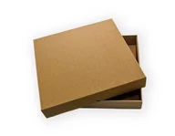 Pudełka i szkatułki - Pudełko karbowane 290x300x50mm, wieczkowe - miniaturka - grafika 1