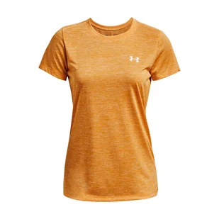 Damska Koszulka z krótkim rękawem UNDER ARMOUR TECH SSC-TWIST 1277206-782 – Pomarańczowy - Koszulki i topy damskie - miniaturka - grafika 1