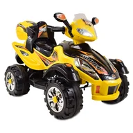 Pojazdy elektryczne dla dzieci - Import SUPER-TOYS QUAD WINNER 4 BIEGI,2 SILNIKI STRONG 2+PILOT PB-903 PB-903-R/C-ŻÓŁTY - miniaturka - grafika 1