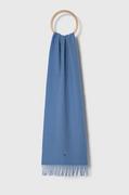 Apaszki i szaliki męskie - Polo Ralph Lauren szalik wełniany kolor niebieski gładki - miniaturka - grafika 1